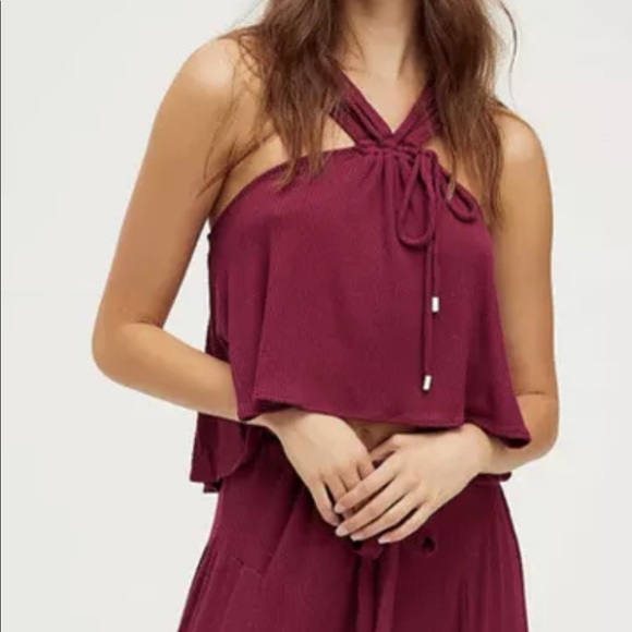 Free People Tops - Free People Porter Top Berry XS